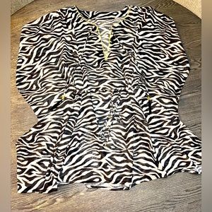 H&M Butterfly Kaftan Cover Up XS